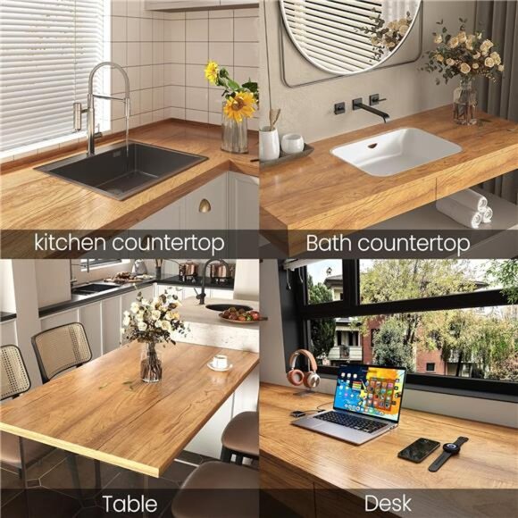 Wood Grain Contact Paper Peel and Stick Wallpaper Self Adhesive Wall Paper - Picture 3 of 7